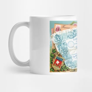 19th C. French Commerce and Culture Mug